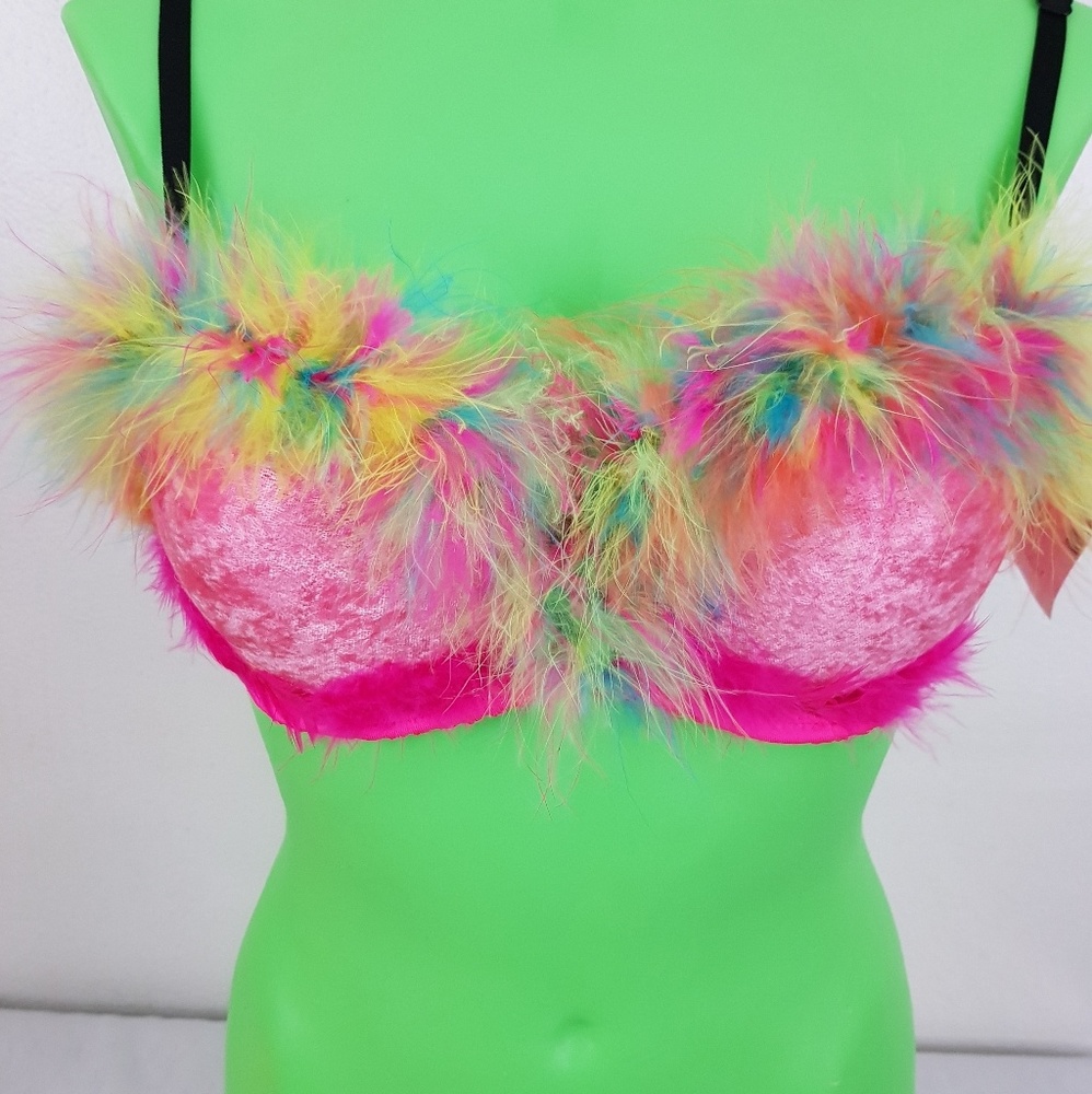 Deb Feather Pink Sexy Bra 38C